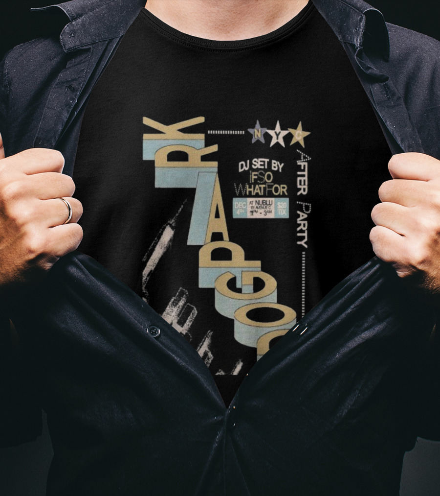 Dogpark Nublu NYC Dec 4 2025 11PM-3AM $20 Tix T-Shirt