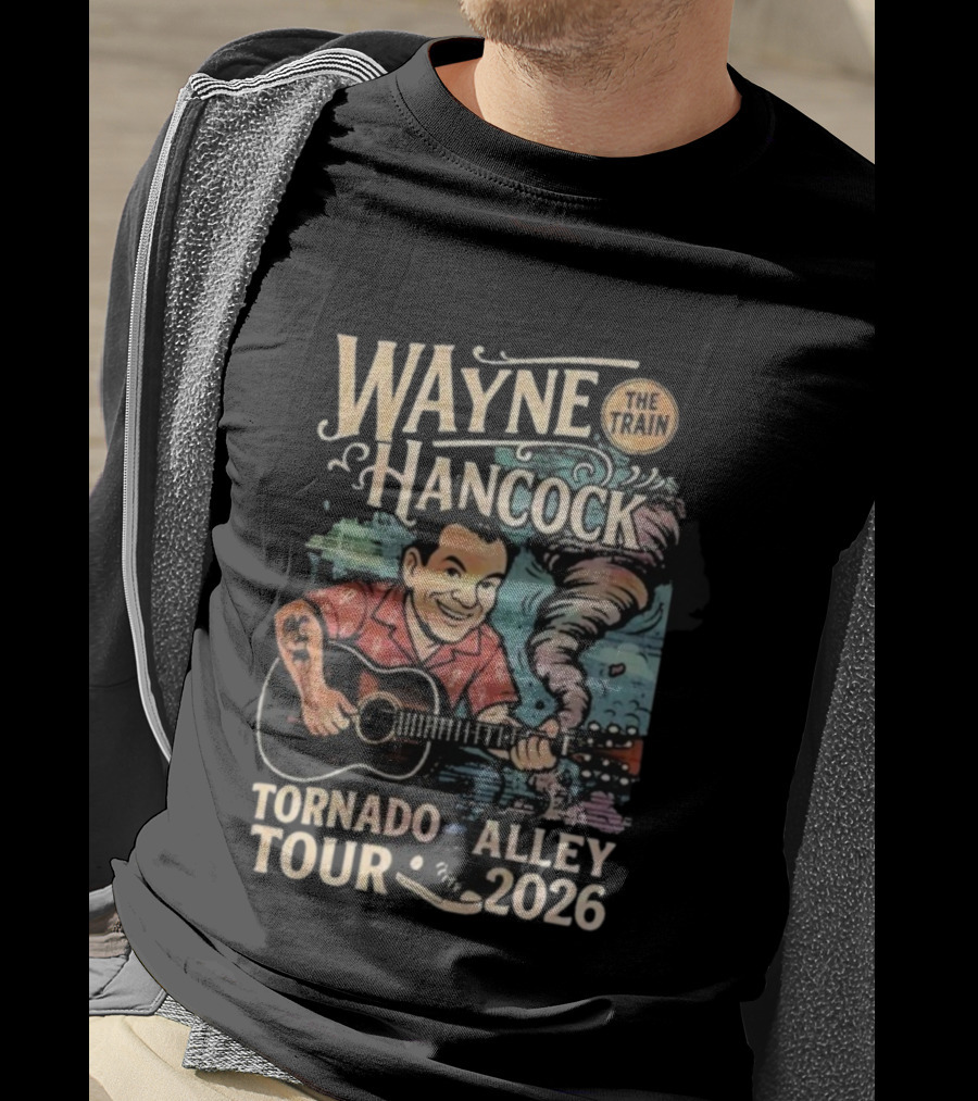 Wayne Hancock The Train Tornado Alley Tour 2026 T-Shirt