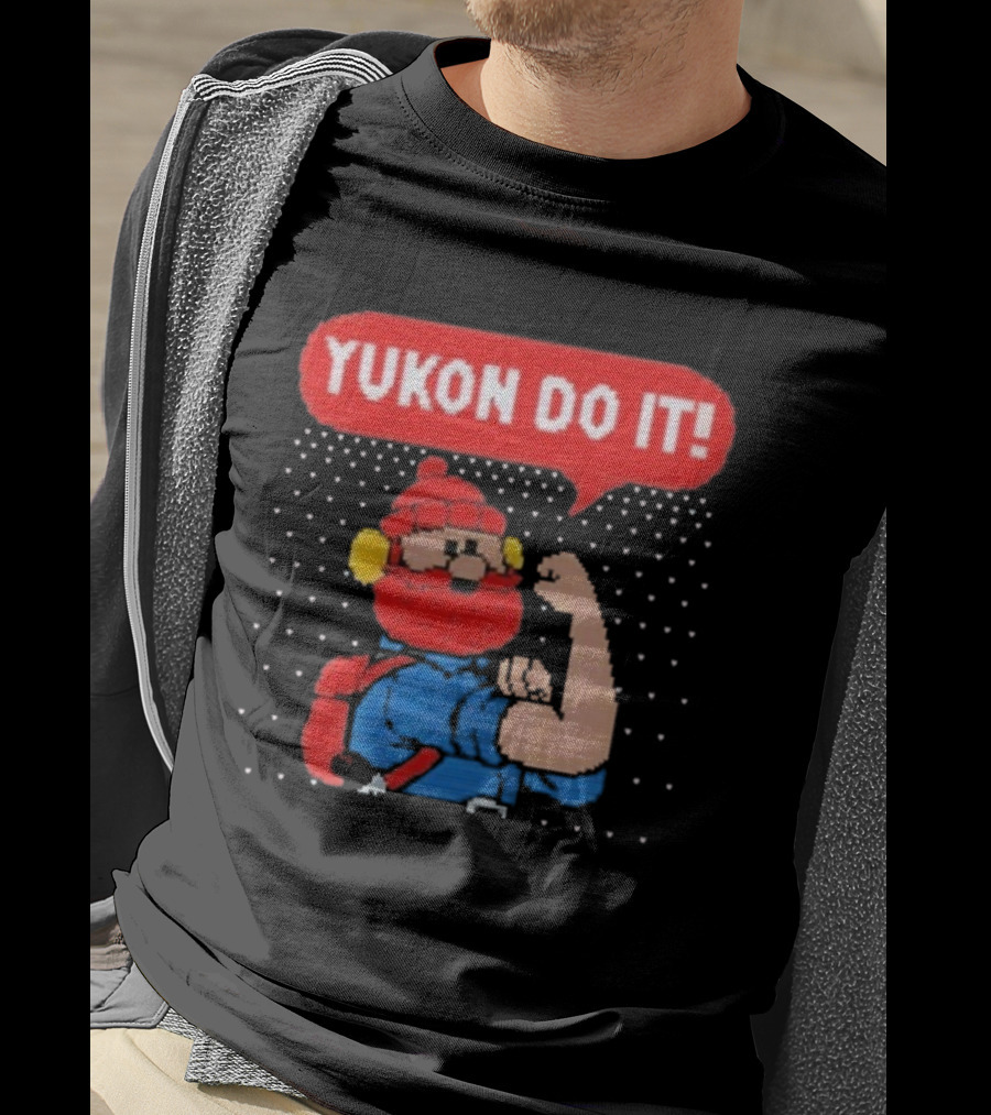 Yukon Cornelius Rosie The Riveter Mashup Yukon Do It Rudolph The Red Nosed Reindeer T-Shirt