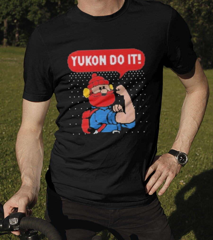 Yukon Cornelius Rosie The Riveter Mashup Yukon Do It Rudolph The Red Nosed Reindeer T-Shirt