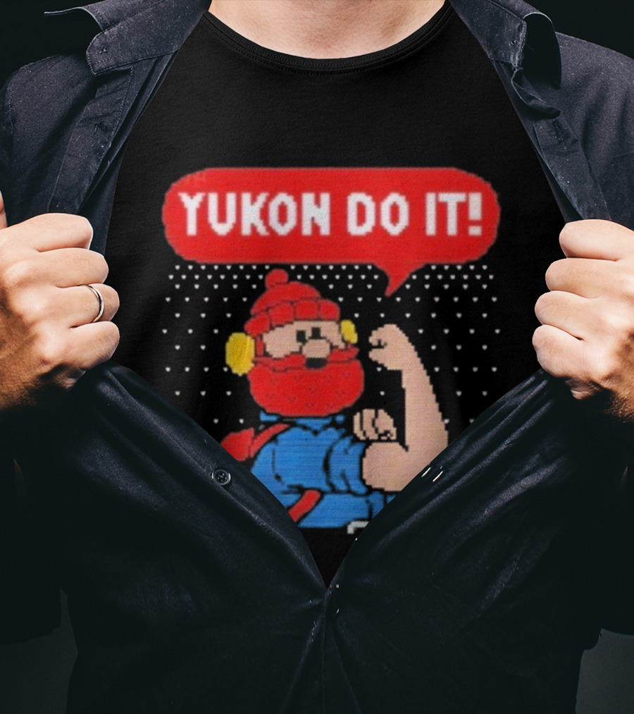 Yukon Cornelius Rosie The Riveter Mashup Yukon Do It Rudolph The Red Nosed Reindeer T-Shirt