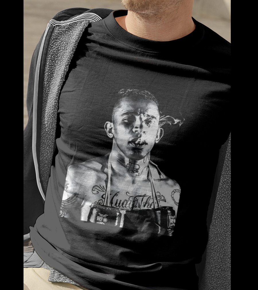 Carlos Prates The Nightmare MMA Muay Thai Tattoo Ink Portrait T-Shirt