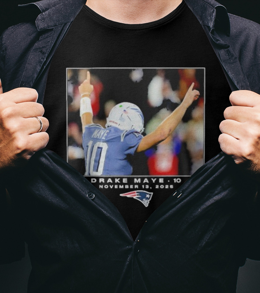 Drake Maye November 13 2025 New England Patriots NFL Week 11 T-Shirt
