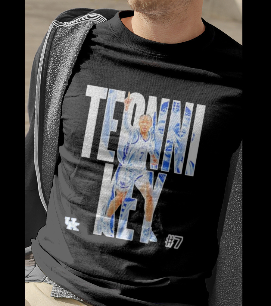 Teonni Key Kentucky Wildcats #7 Women’s Basketball NCAA UK Logo T-Shirt