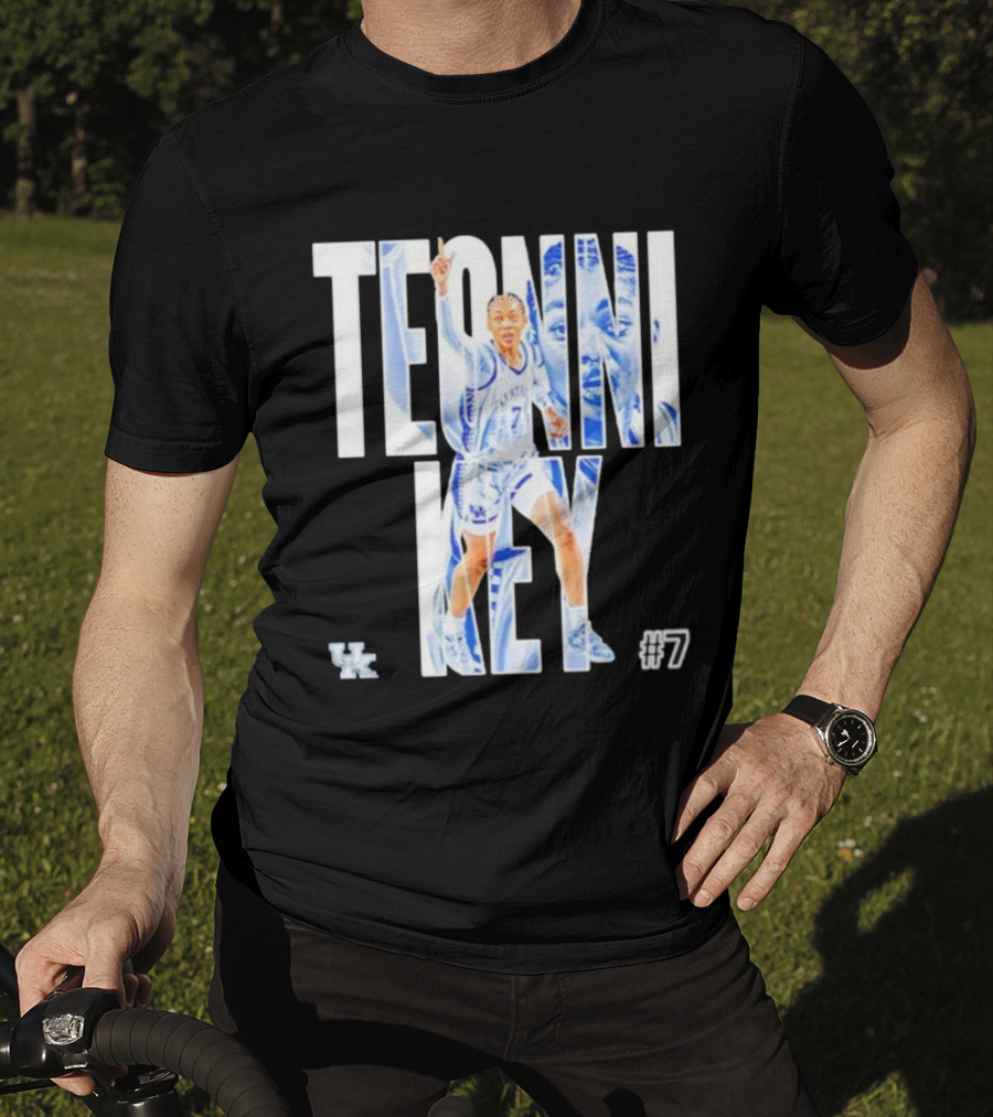 Teonni Key Kentucky Wildcats #7 Women’s Basketball NCAA UK Logo T-Shirt