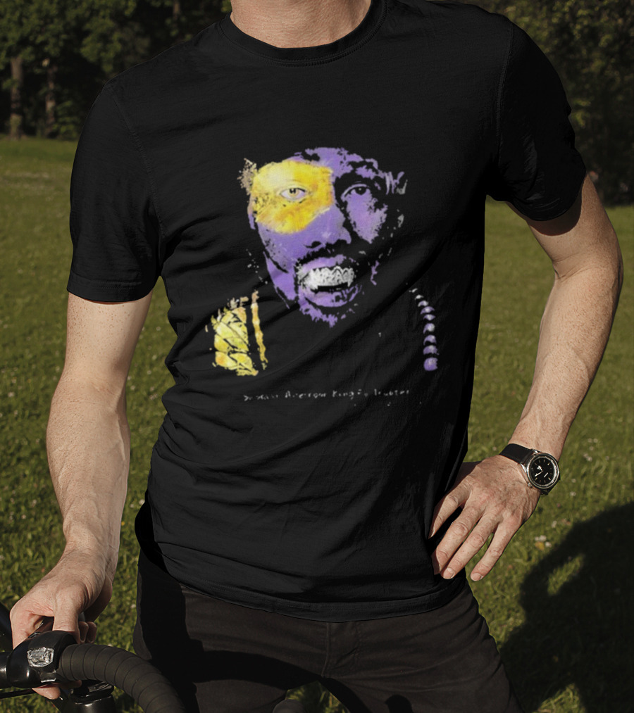 Bobby Digital Vs RZA Wu-Tang Clan Portrait Yellow Purple T-Shirt