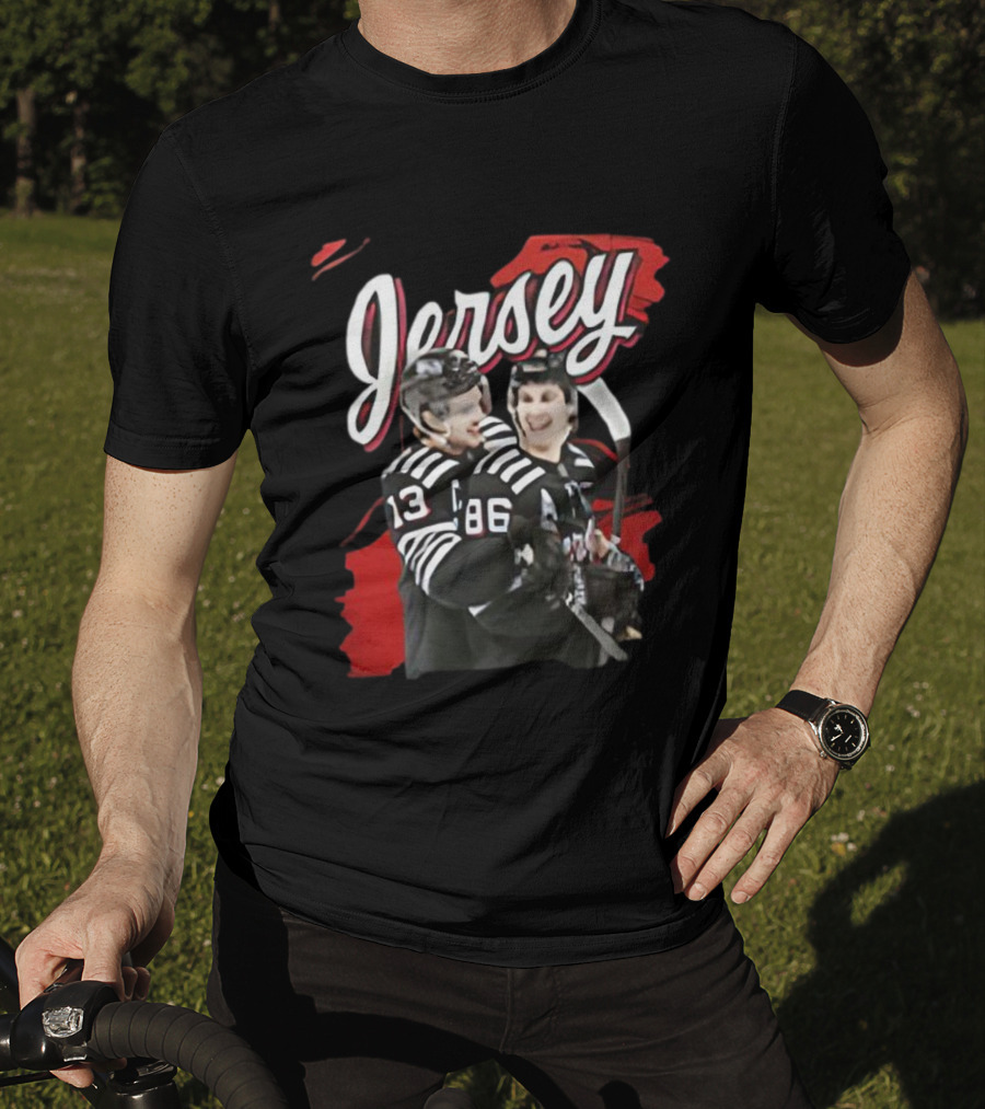 Jersey New Jersey Devils Players Celebration Bye Bye Tour T-Shirt