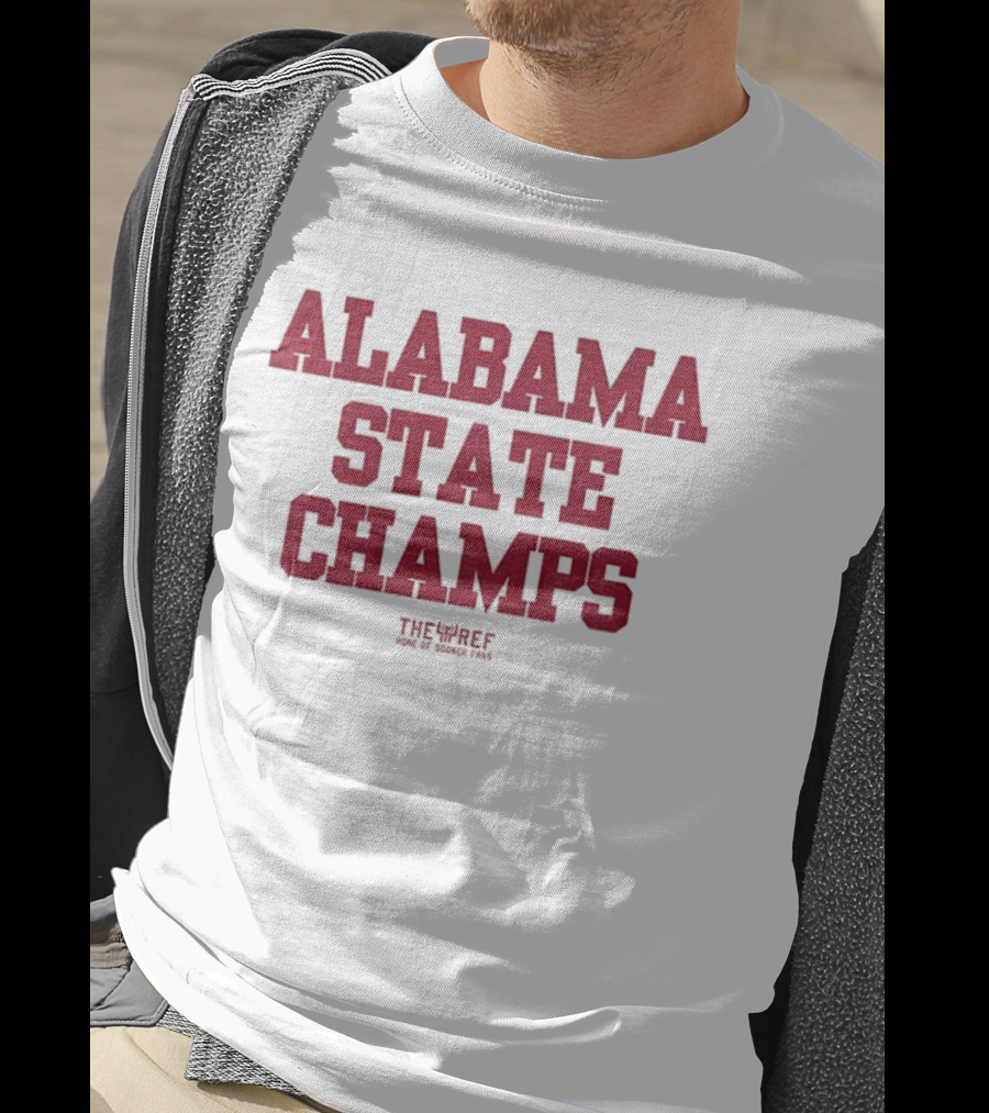 Alabama Crimson Tide Football State Champs The Ref Home Of Sooner Fans T-Shirt