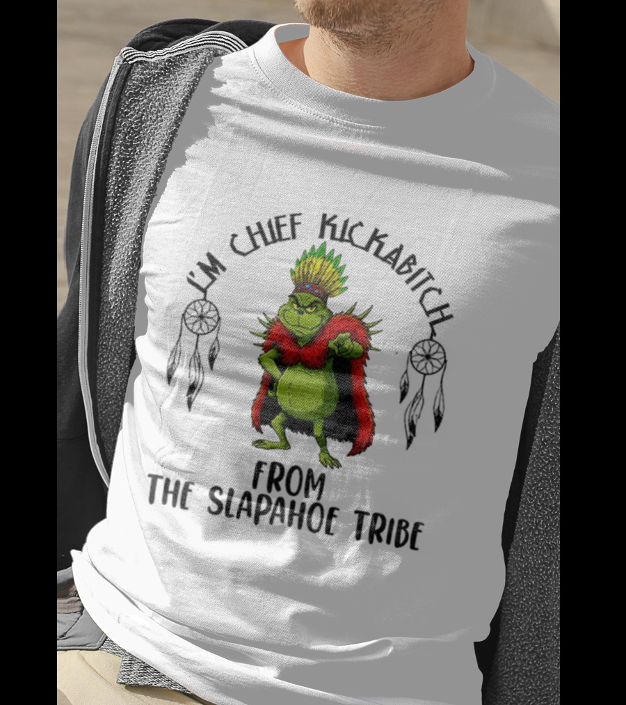 Grinch Native King Chief Kickabitch From The Slapahoe Tribe Vintage T-Shirt