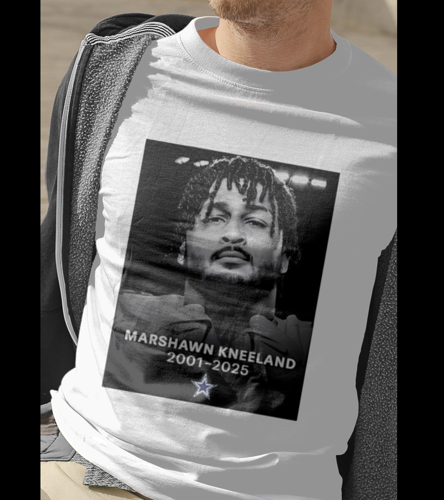 Marshawn Kneeland 2001-2025 Star Symbol Tribute T-Shirt
