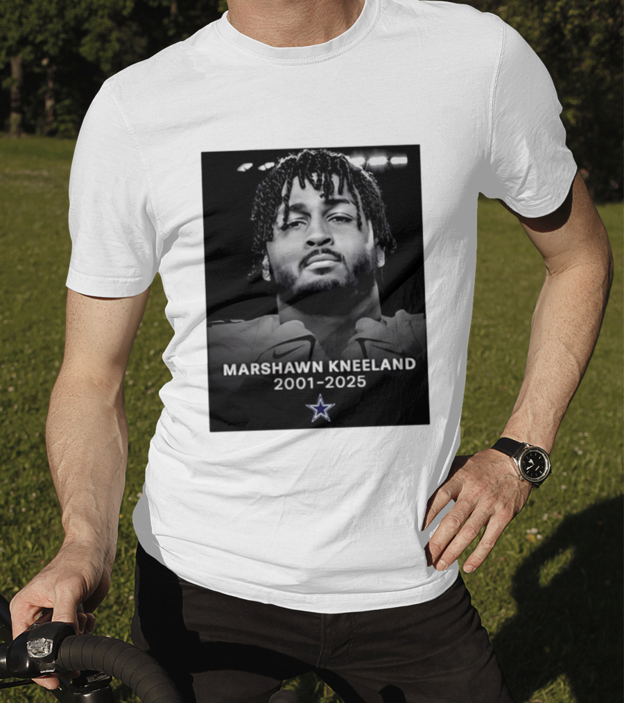 Marshawn Kneeland 2001-2025 Star Symbol Tribute T-Shirt