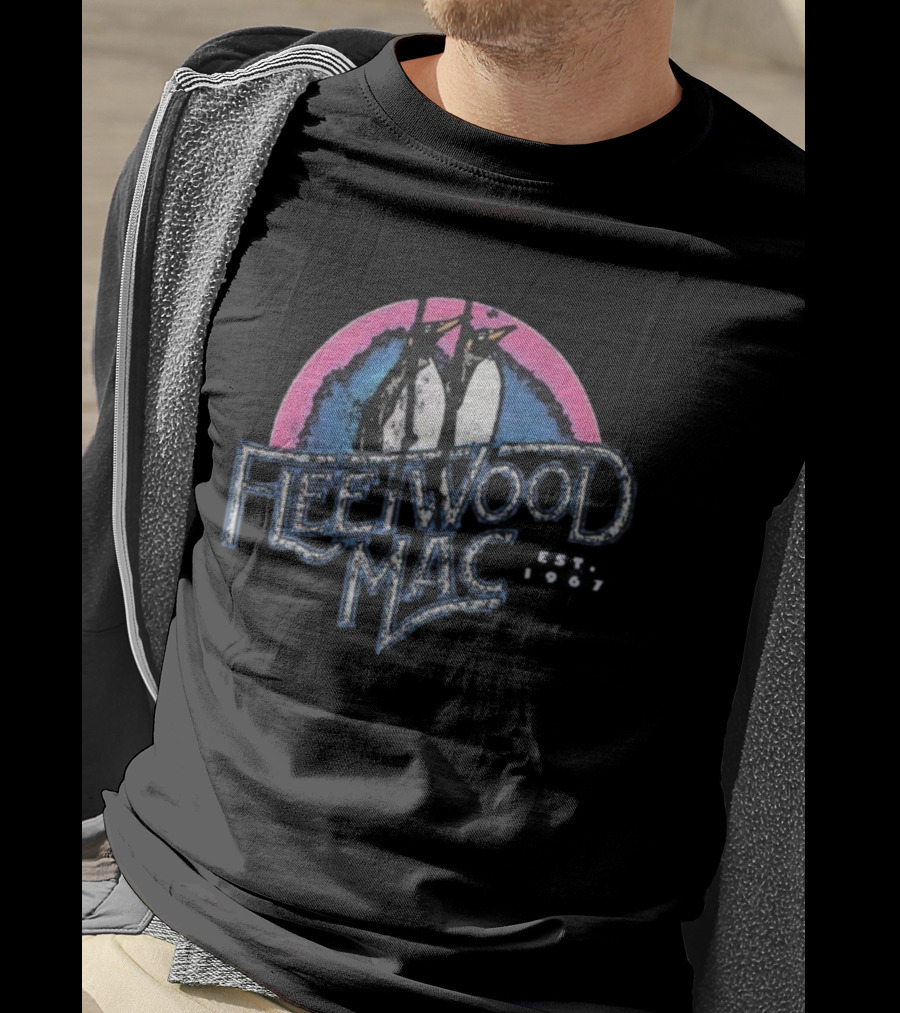 Fleetwood Mac Est. 1967 Penguins Retro Vintage Style T-Shirt