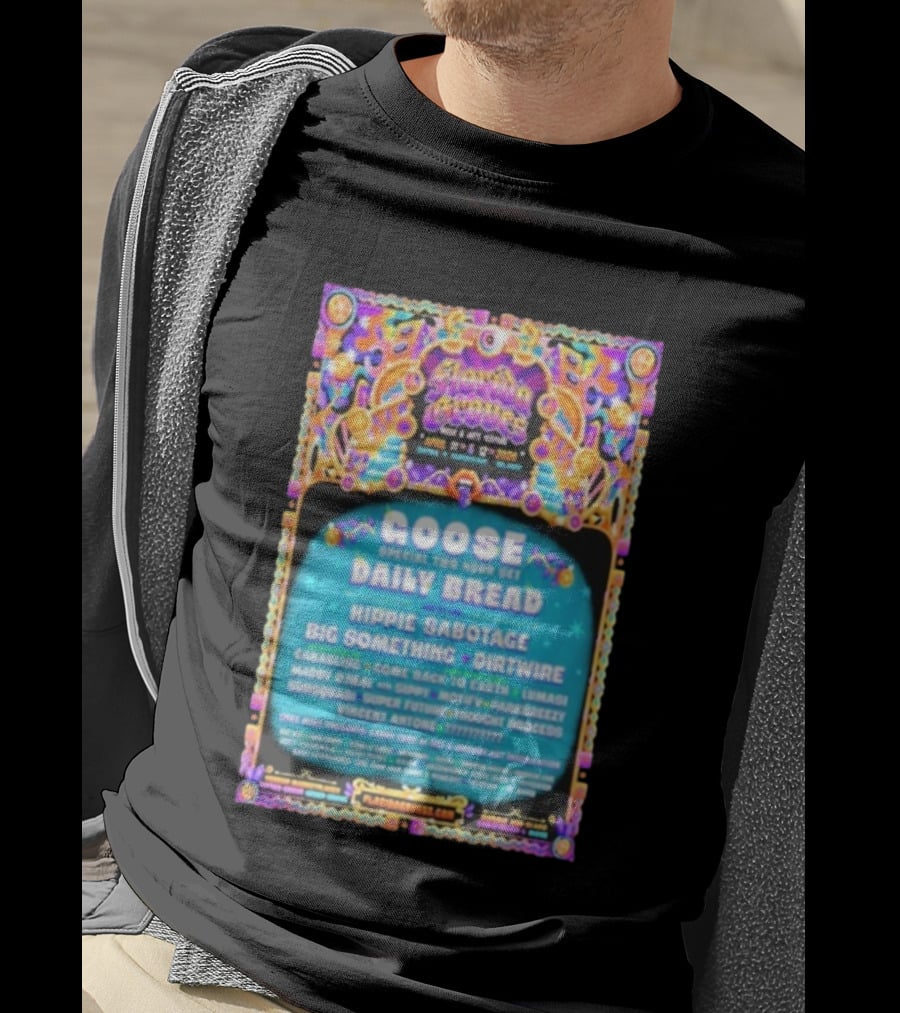 Florida Groove Festival April 11-12 2026 Central Florida Fairgrounds Goose Daily Bread Lineup T-Shirt