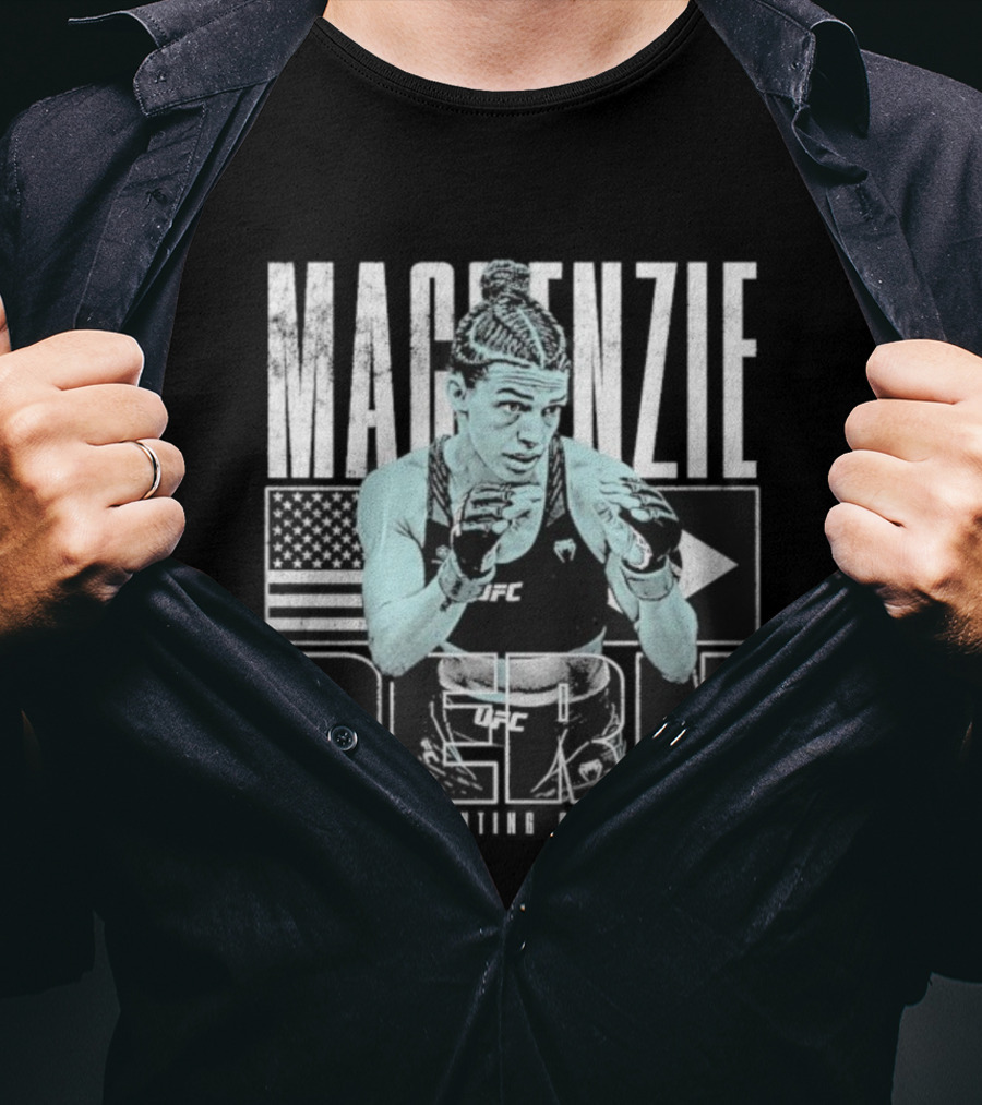 Mackenzie Dern UFC Fighter American Flag MMA Champion T-Shirt