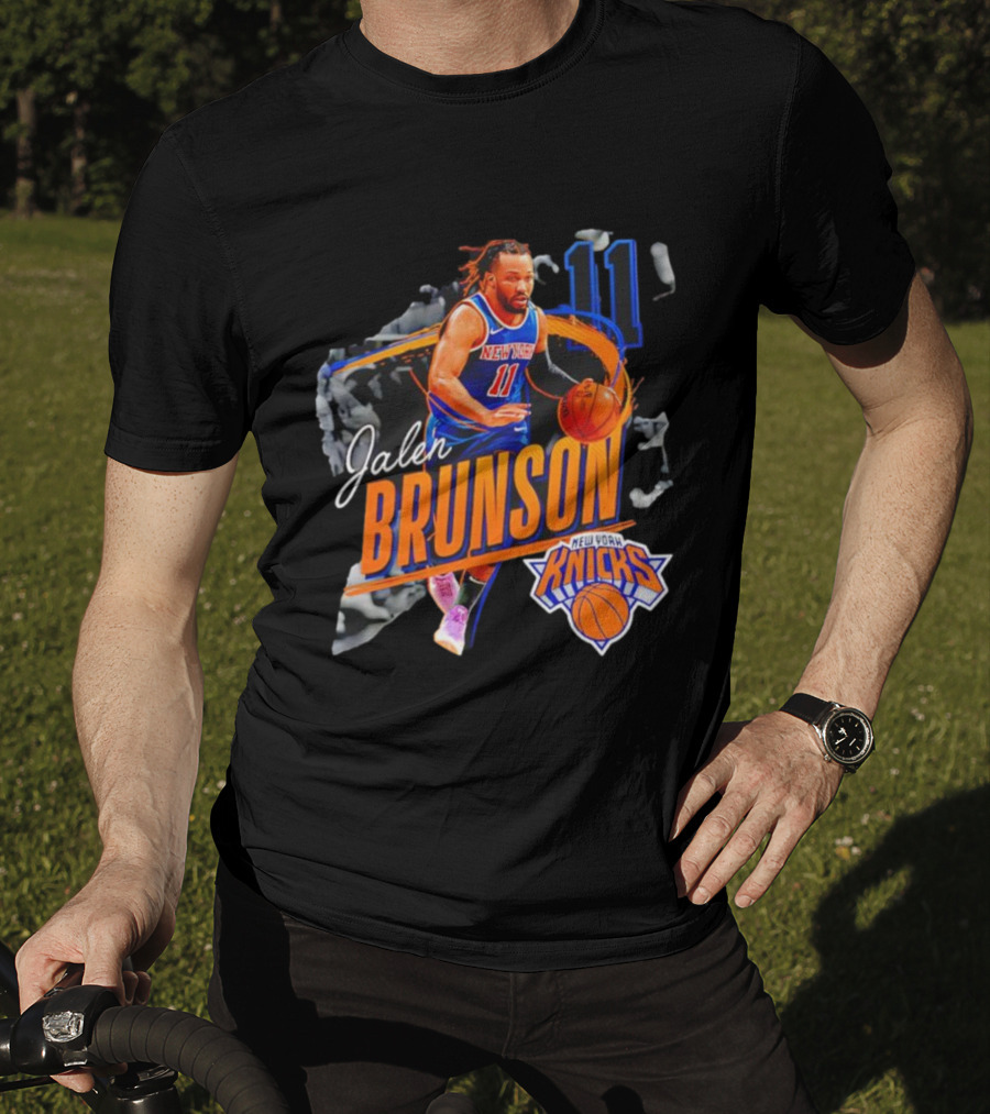 Jalen Brunson New York Knicks 11 Basketball Player T-Shirt