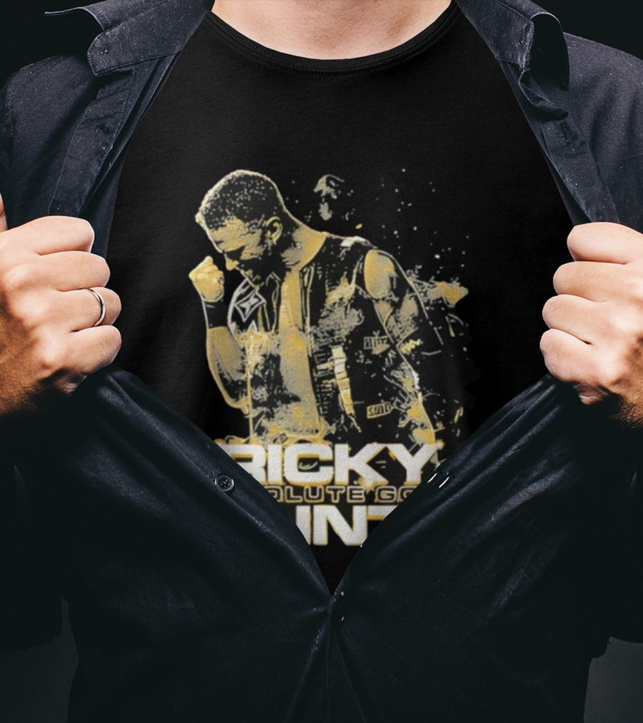 Ricky Saints Absolute Gold Fist Pump Victory T-Shirt