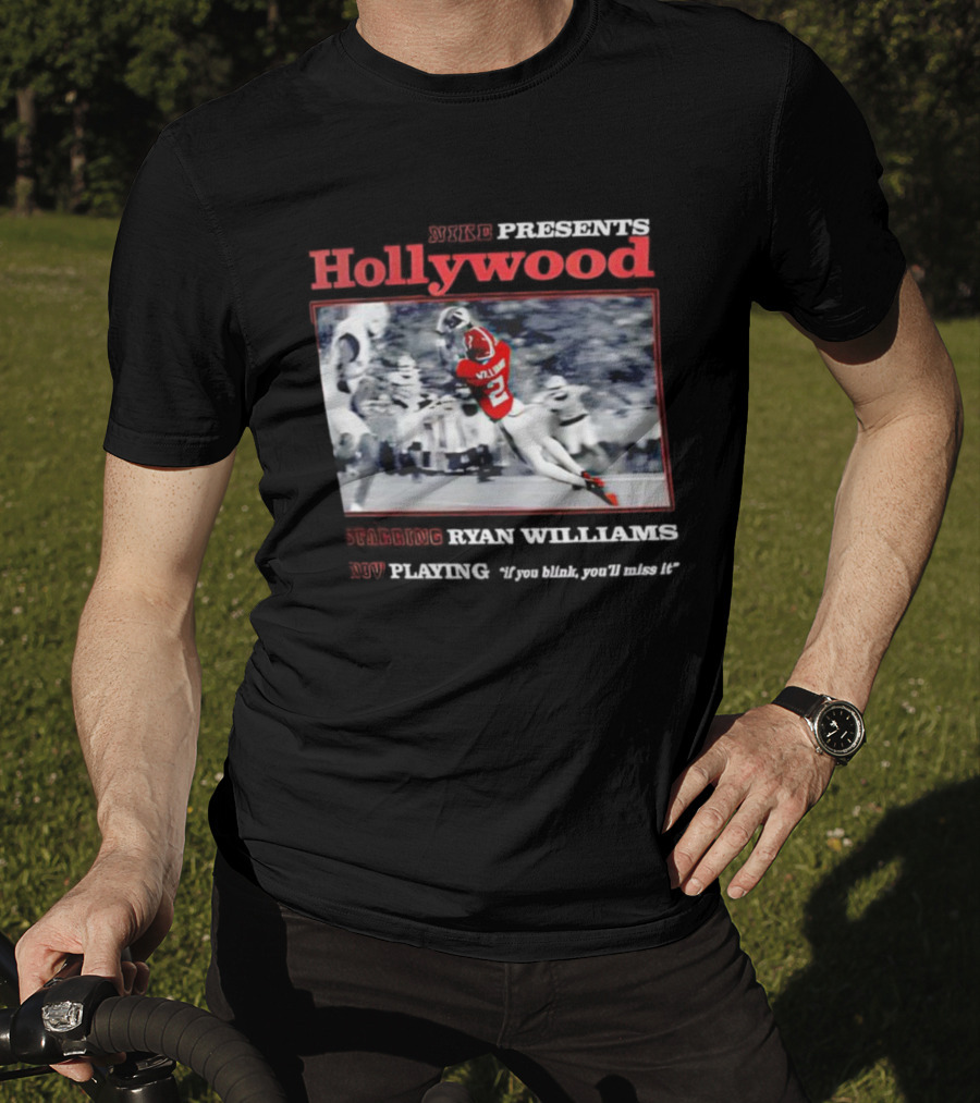 Ryan Williams Alabama Crimson Tide Hollywood Catch T-Shirt