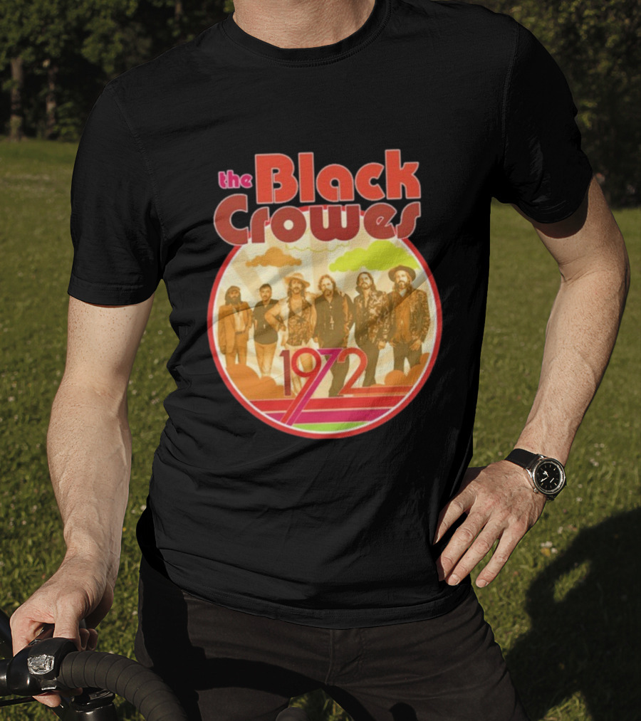 The Black Crowes Retro 1972 Band Photo T-Shirt