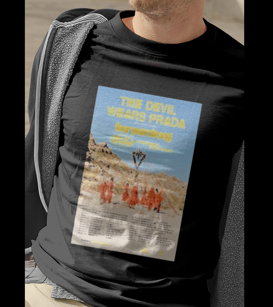 The Devil Wears Prada Four Year Strong 2024 Tour With Microwave And Loathe T-Shirt