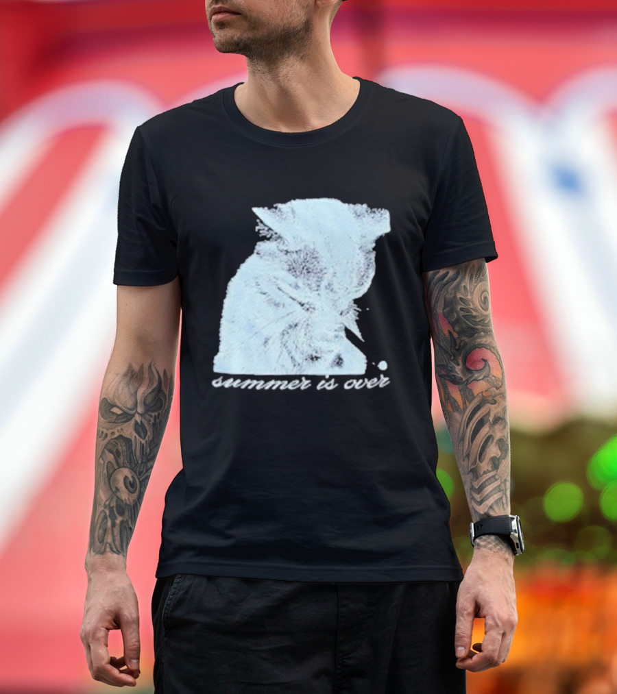 Will Mahony Summer Is Over Cat T-Shirt