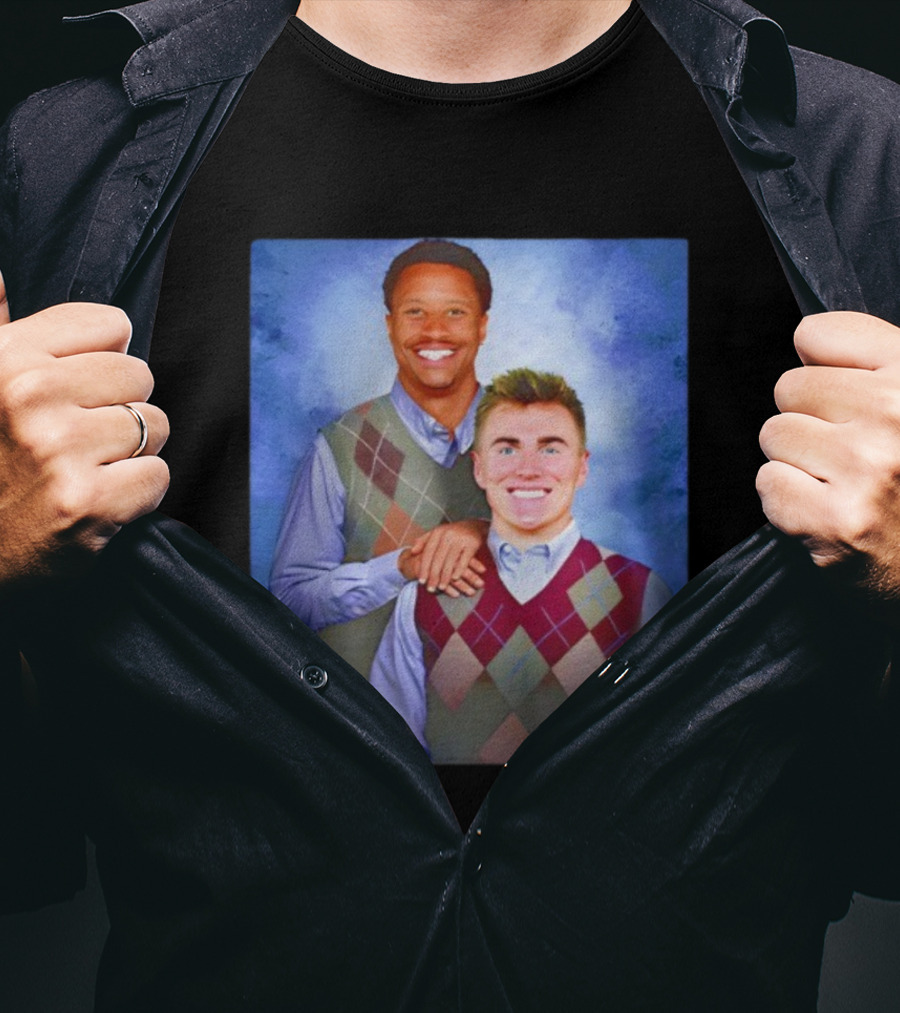 Bo Nix Courtland Sutton Step Brothers Style Denver Broncos Player Duo T-Shirt