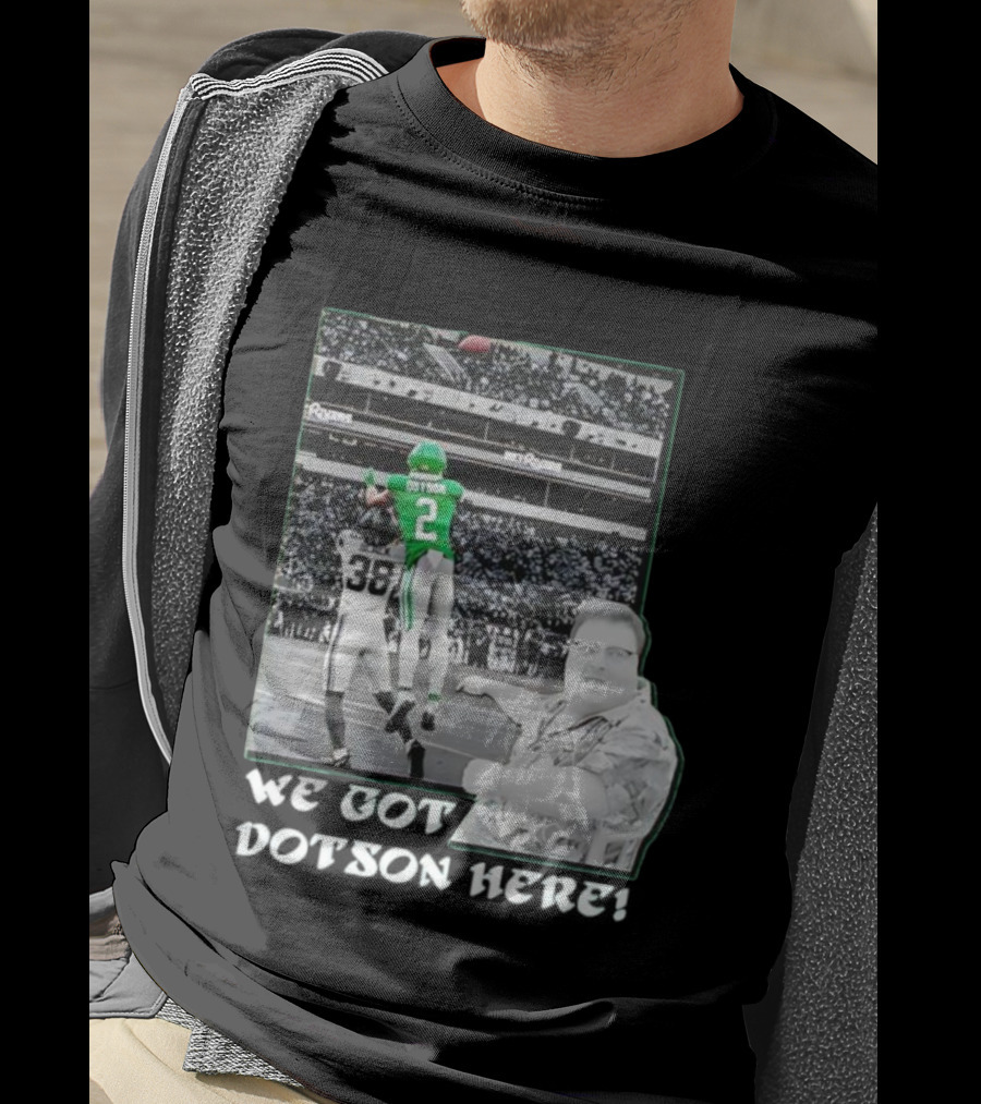 Eagles Champions 2025 Dotson Action Highlight T-Shirt