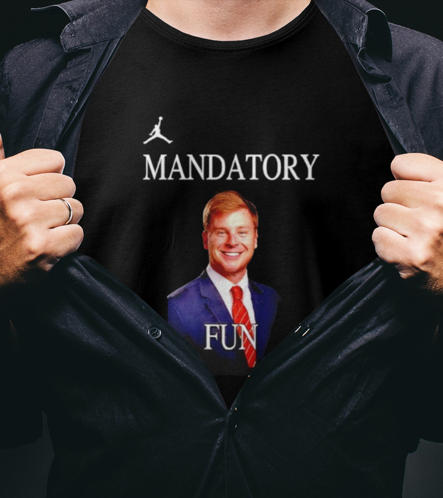 Jacob Maloney Mandatory Fun Portrait T-Shirt