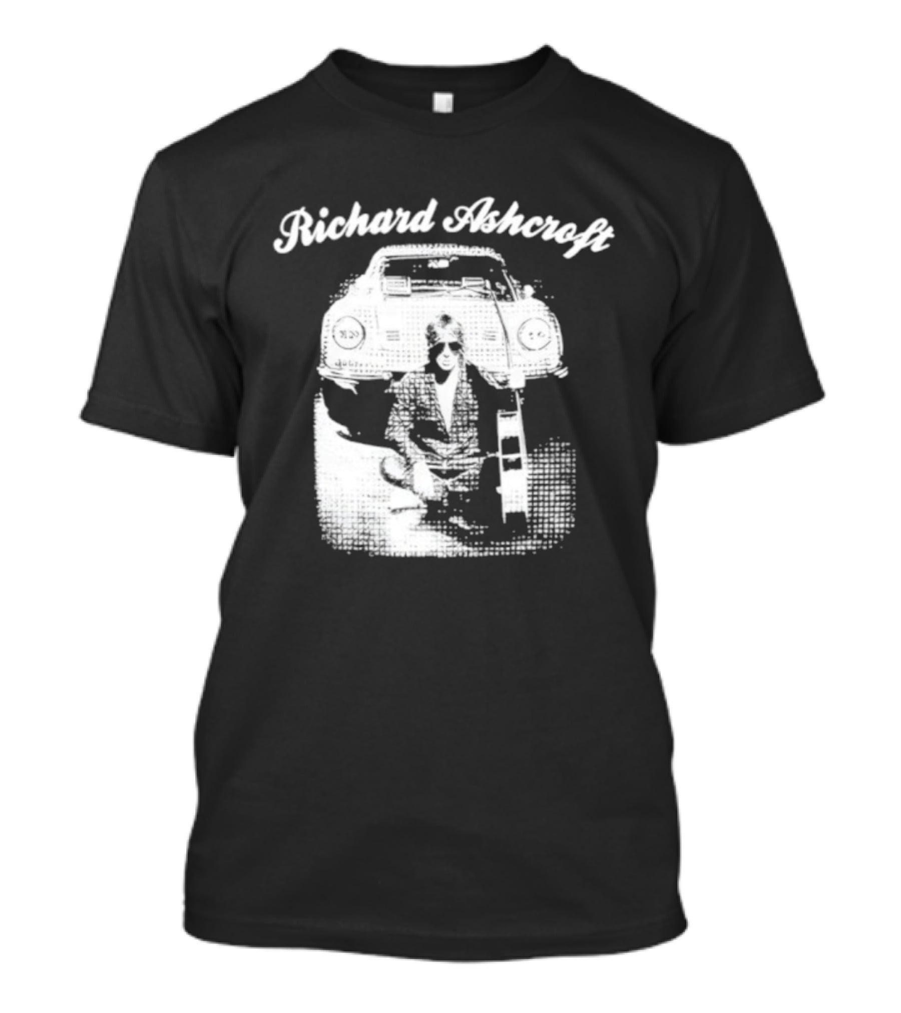 Richard Ashcroft Vintage Style Retro Car Iconic Look T-Shirt