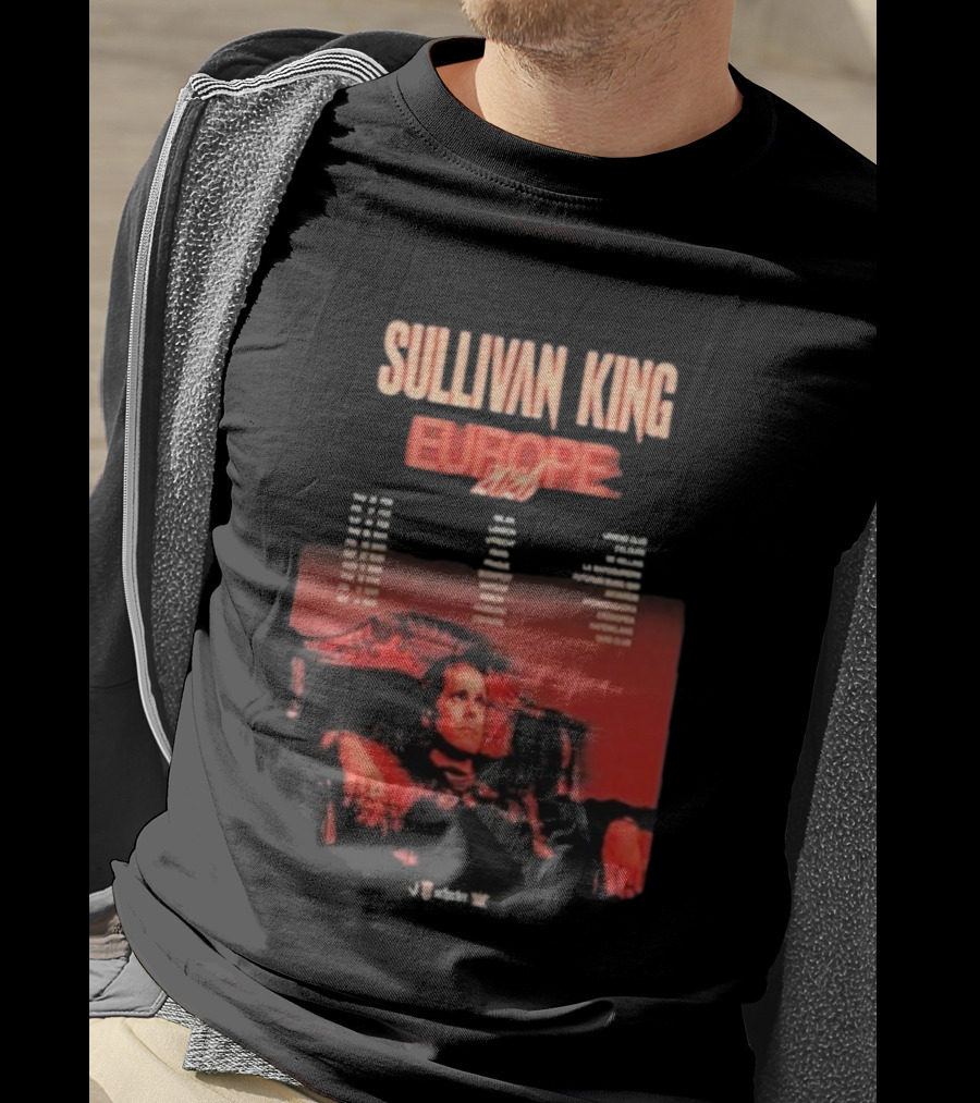 Sullivan King Europe 2026 Tour Dates And Locations T-Shirt
