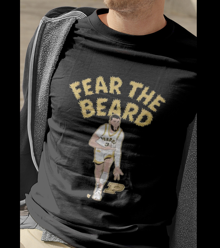 Purdue Basketball Fear The Beard Braden Smith Number 3 T-Shirt