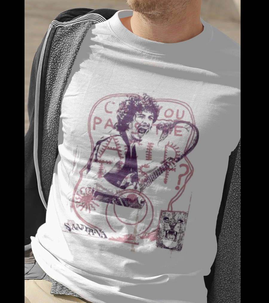 Carlos Santana Soul Sacrifice Can You Pass The Acid Test Psychedelic Art T-Shirt