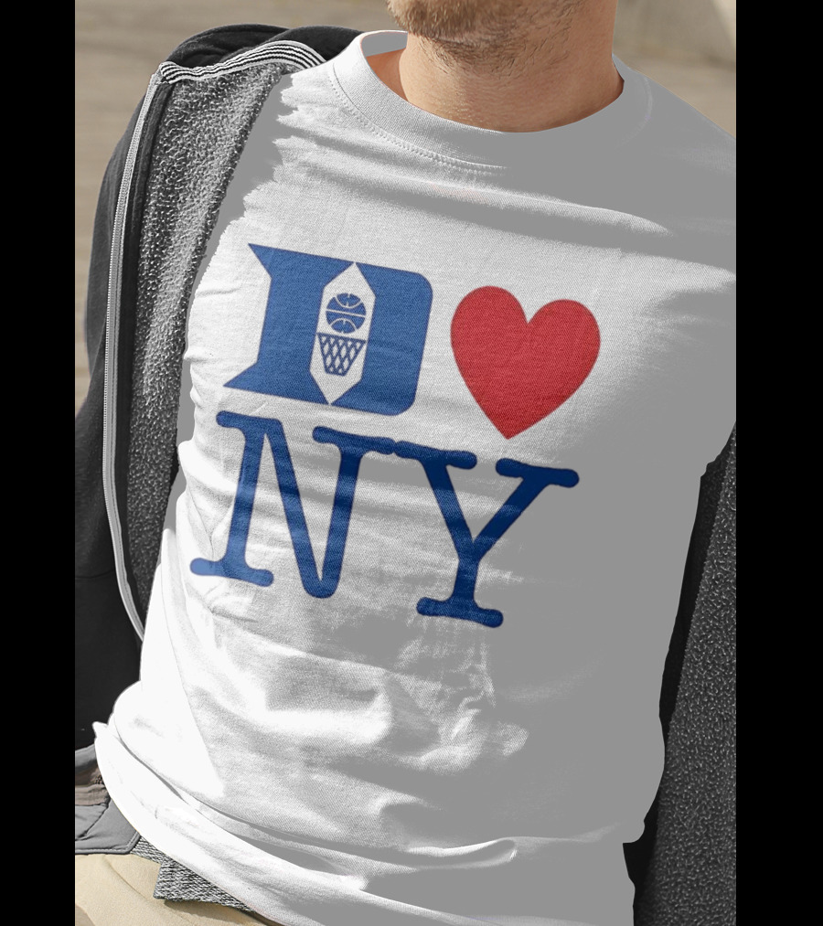 Duke Heart NY Basketball Symbol T-Shirt