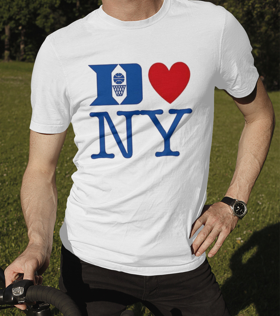 Duke Heart NY Basketball Symbol T-Shirt