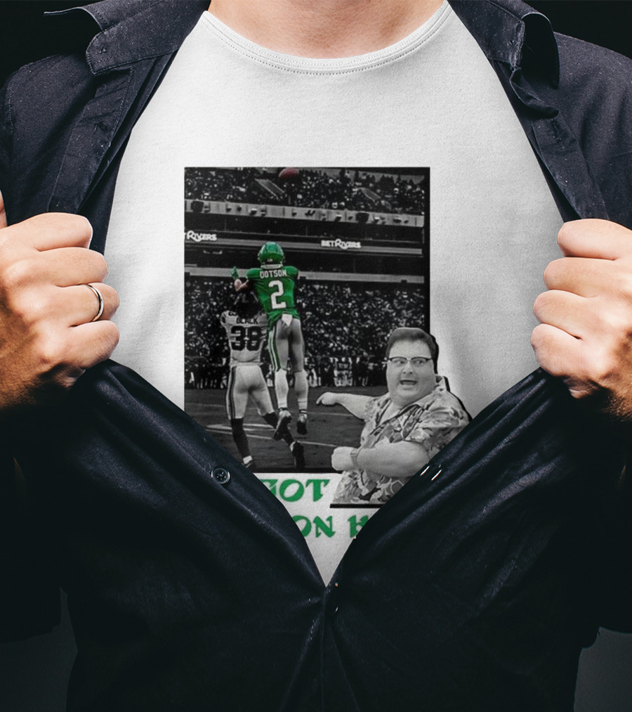 We Got Dotson Here Philadelphia Eagles Player In Action Football Scene T-Shirt