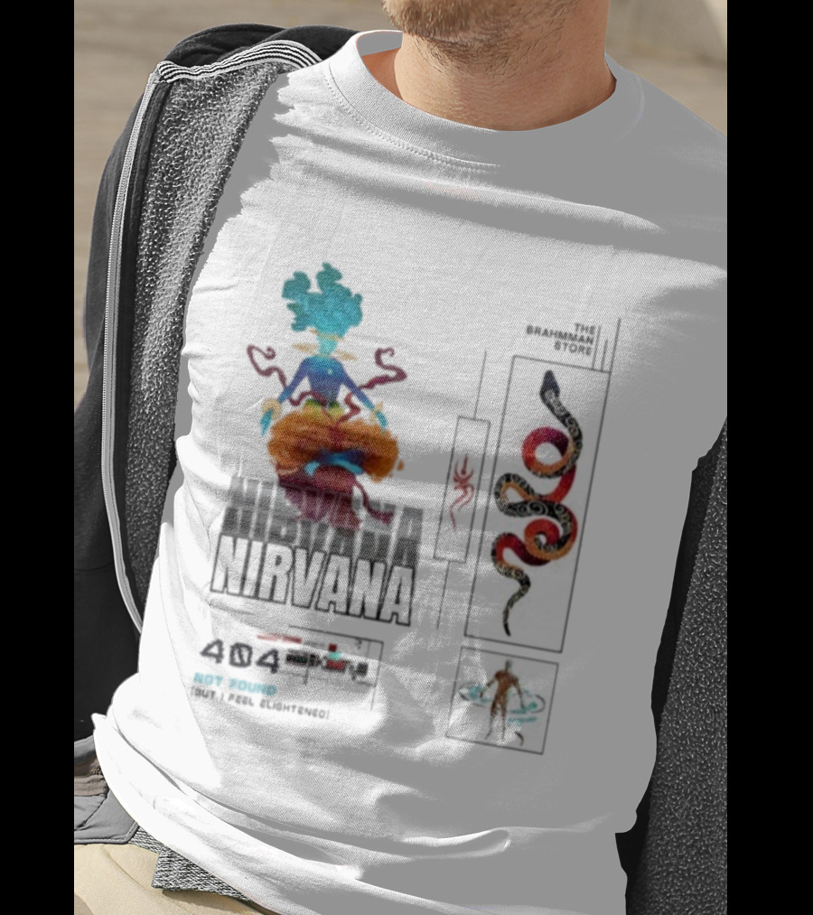 Nirvana The Brahmman Yoga Snake Meditation Symbol T-Shirt