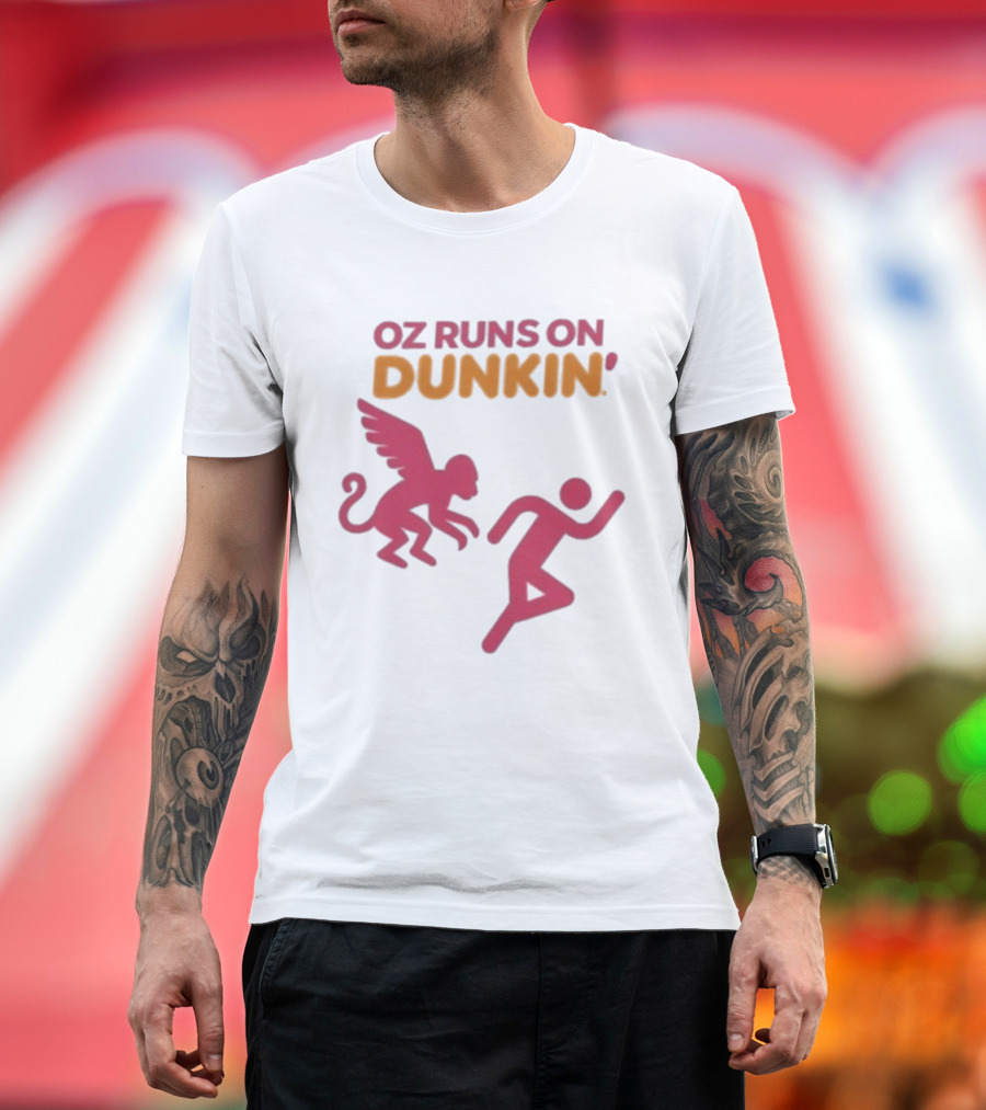 Wicked OZ Runs On Dunkin' Flying Monkey Chase T-Shirt