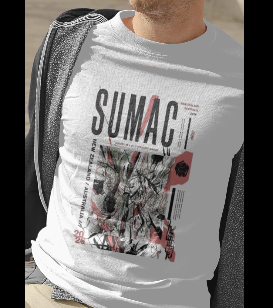SUMAC New Zealand Australia Tour 2026 Band Concert Tour Dates T-Shirt