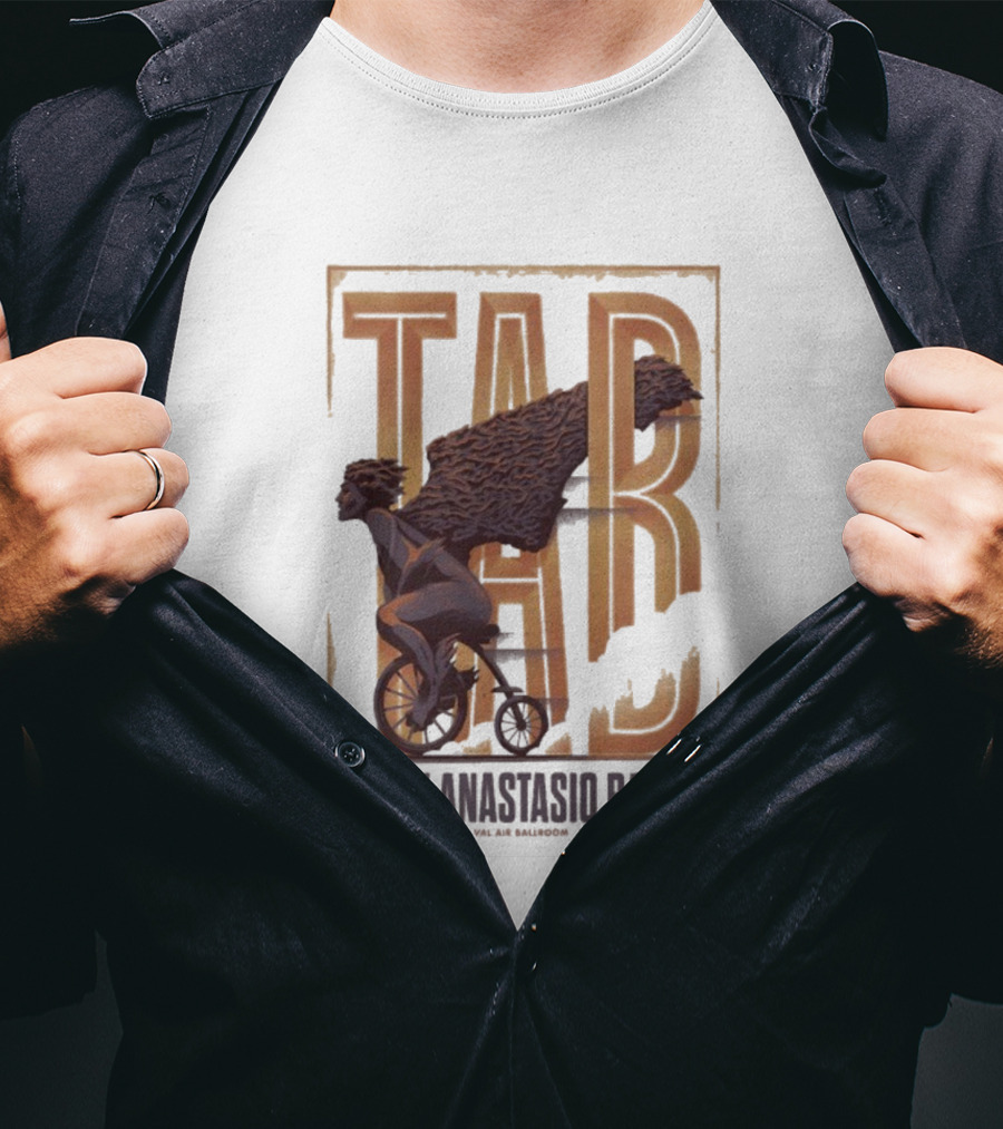 Trey Anastasio Band TAB Nov 18 2025 Val Air Ballroom West Des Moines Iowa Vintage Bicycle Rider T-Shirt