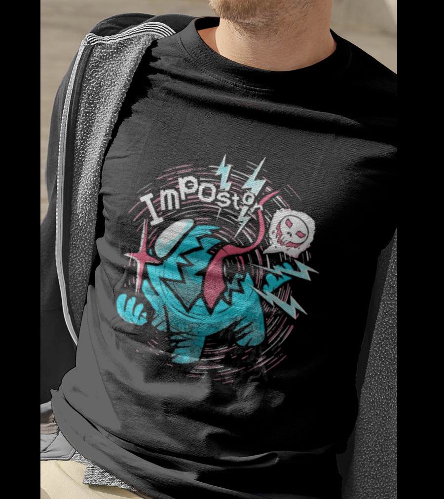 Among Us Impostor Skull Beware T-Shirt