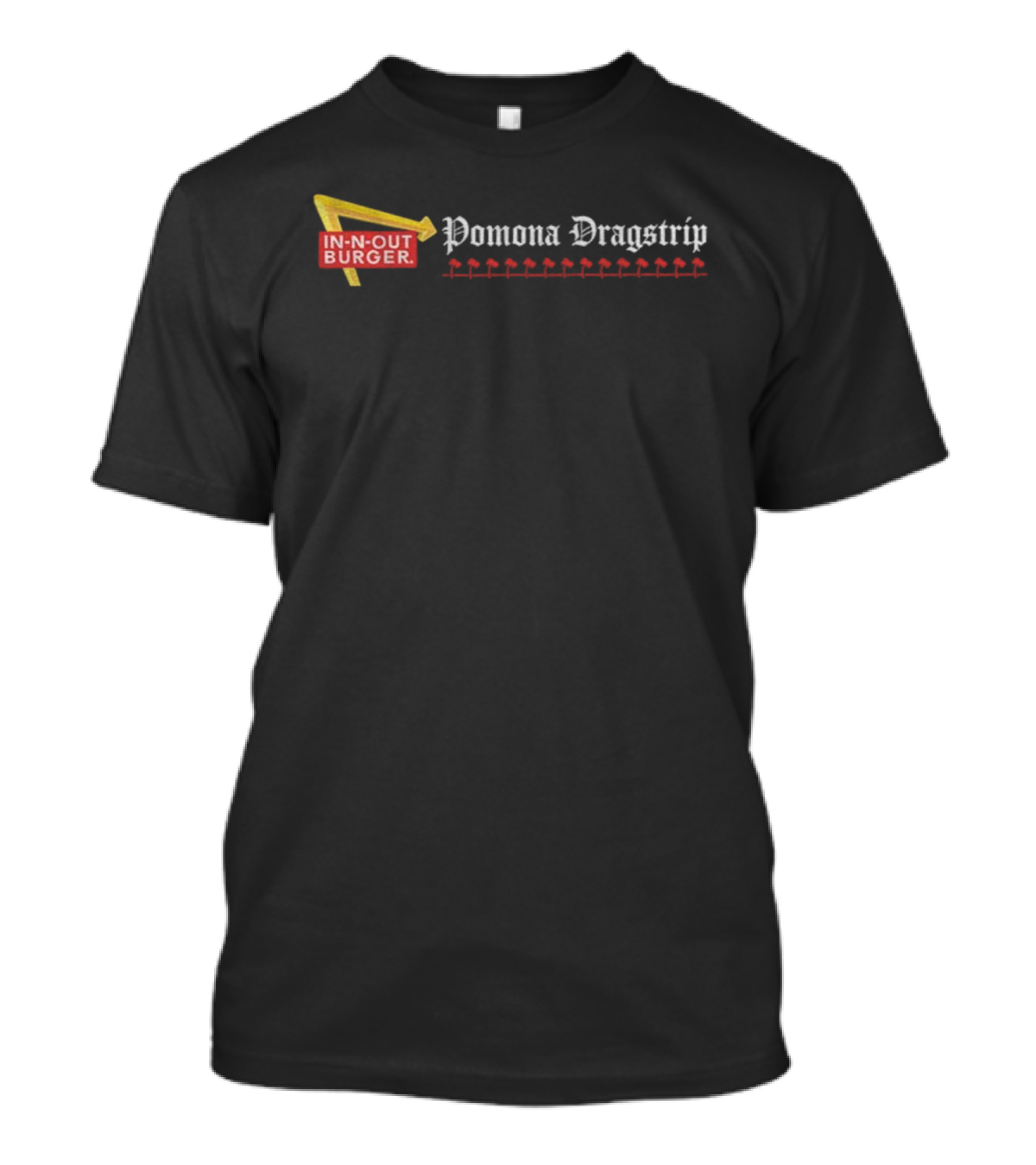 In-N-Out Burger Pomona Dragstrip Racing Theme T-Shirt
