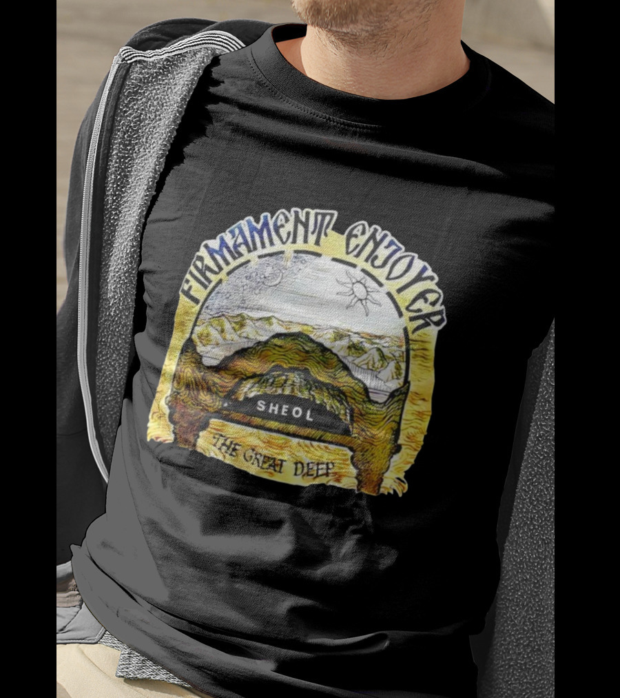 Firmament Enjoyer Sheol The Great Deep Sun And Moon Mountains T-Shirt