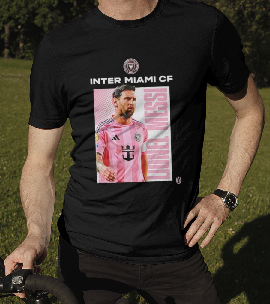 Inter Miami CF Lionel Messi Pink Jersey Program T-Shirt
