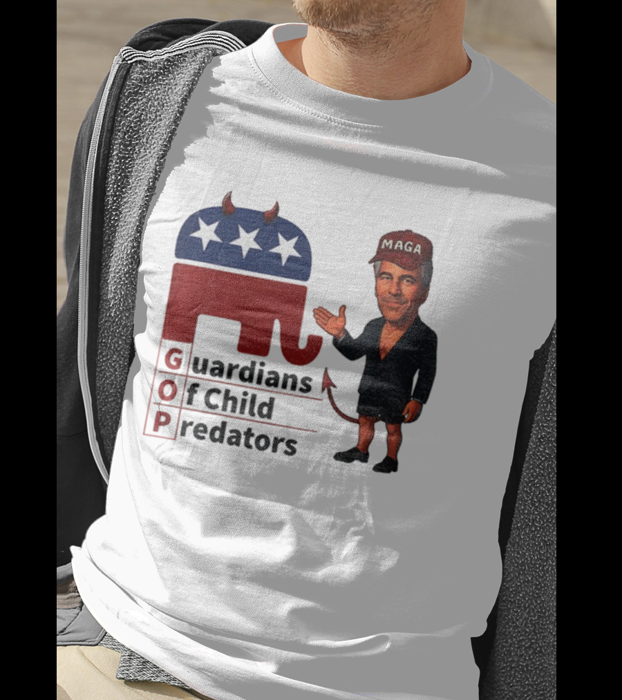 GOP Guardians Of Child Predators Anti MAGA Anti Trump T-Shirt