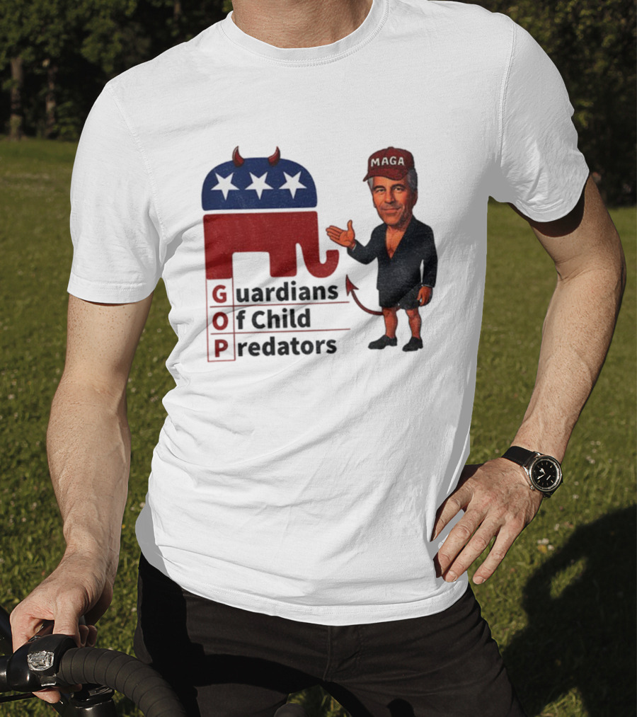 GOP Guardians Of Child Predators Anti MAGA Anti Trump T-Shirt