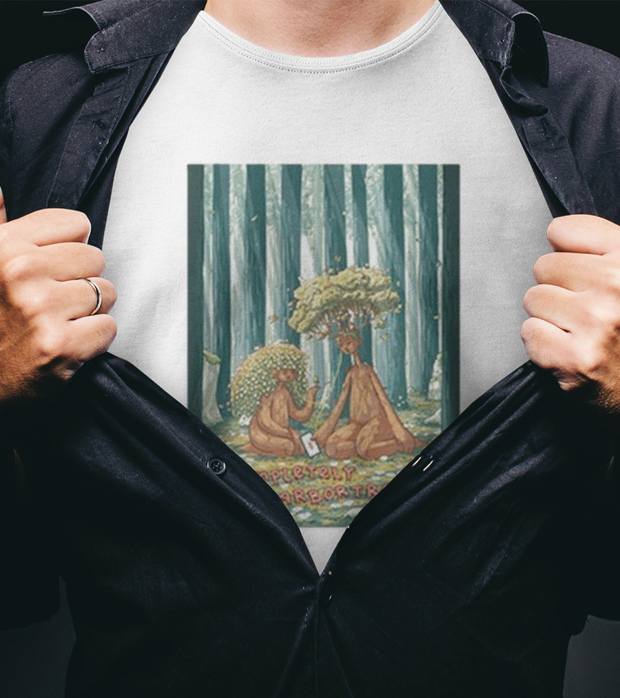 Completely Arbortrary Tree Buds Forest Friends With Nature Hair T-Shirt