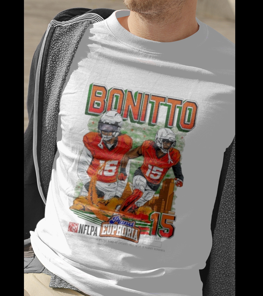 Bonitto Planet Euphoria NFLPA Player Number 15 T-Shirt
