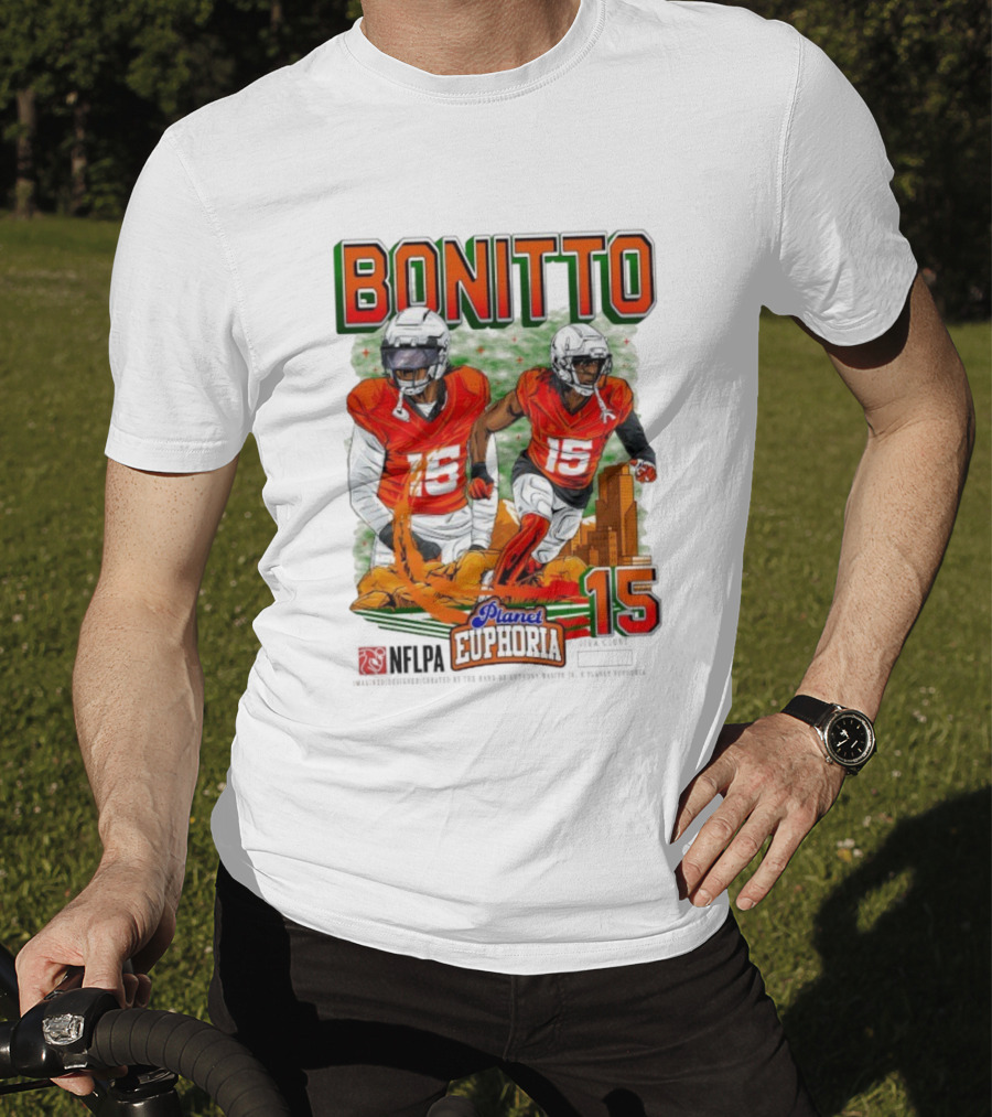 Bonitto Planet Euphoria NFLPA Player Number 15 T-Shirt