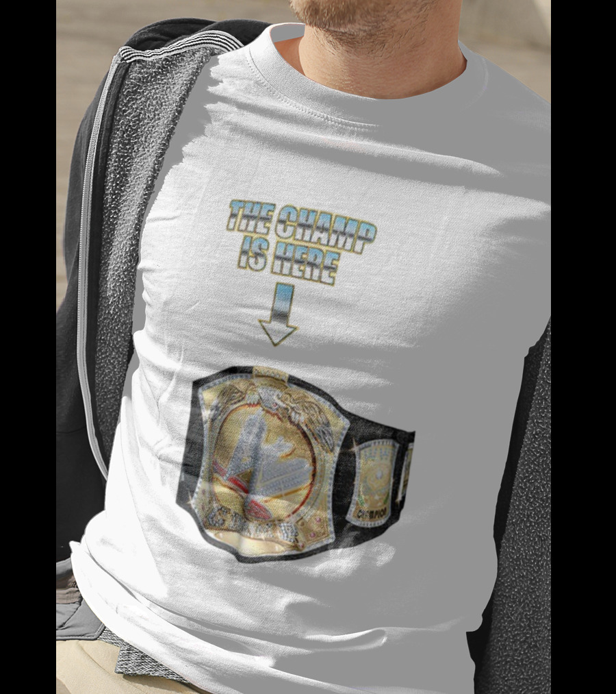 John Cena WWE Champion Belt The Champ Is Here T-Shirt