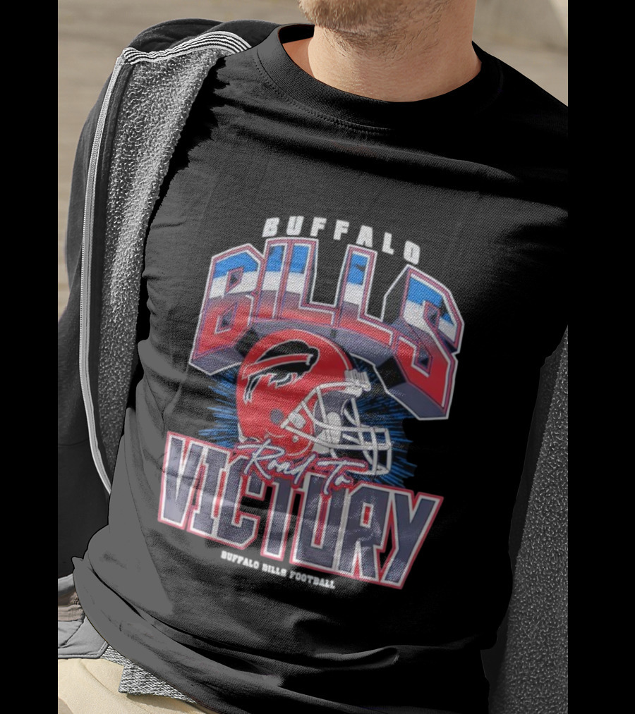 Buffalo Bills Road To Victory Helmet Bills Victory T-Shirt