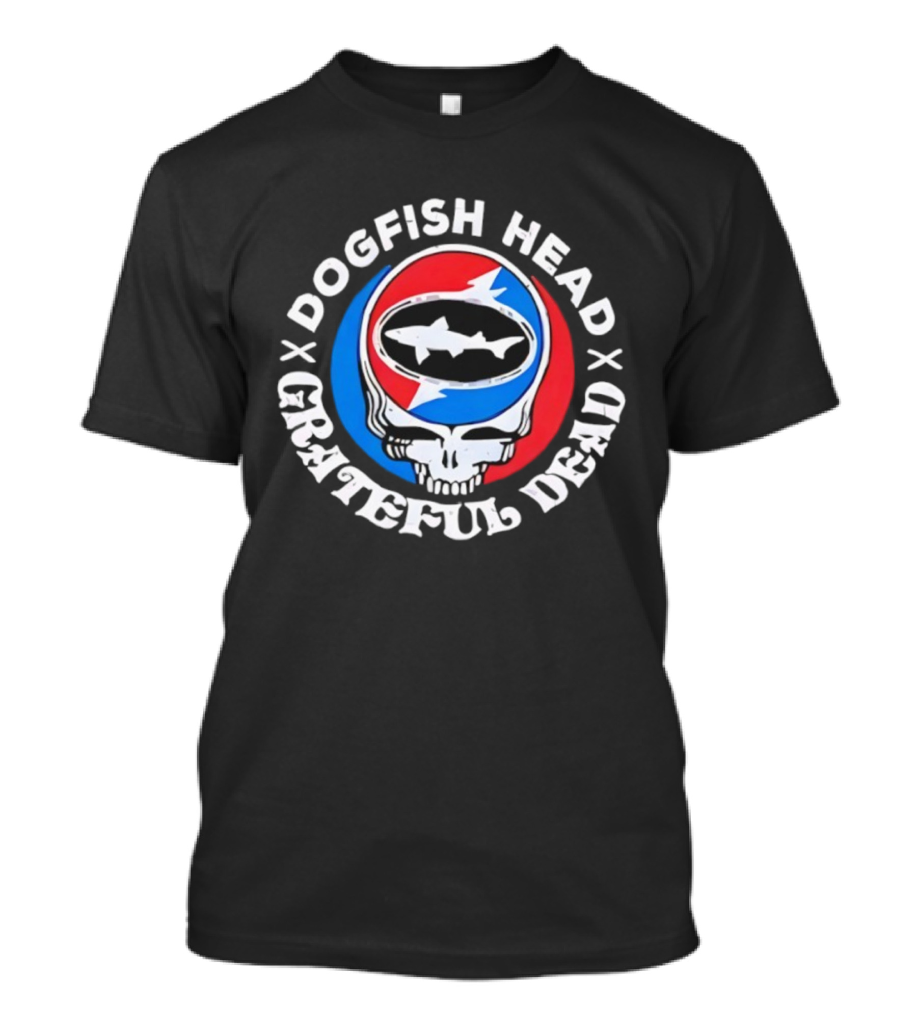 Dogfish Head Grateful Dead Collaboration Steal Your Face Logo T-Shirt